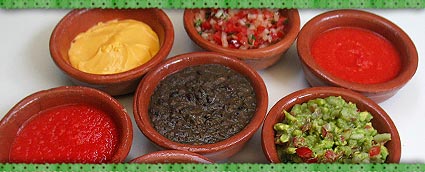 guacamole y salsas